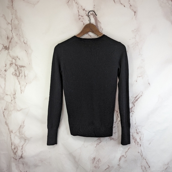 Everlane Sweater Womens XXS 2XS Black The Cashmere Crewneck Pullover Cla… - Picture 7 of 13